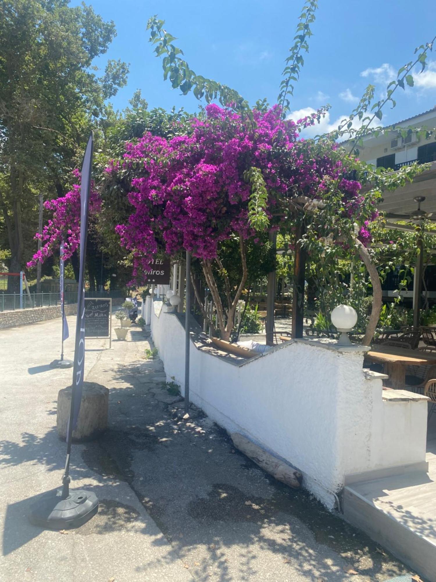 Zefiros Otel Agios Ioannis  Dış mekan fotoğraf